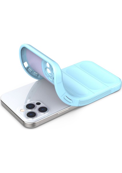 Iphone 12 Pro Max 6.7 Inç Tpu Telefon Koruyucu Kılıfı, Fall Anti-Fall Rest Geri Kabuk Kapağı Baby Blue (Yurt Dışından) fiyatları