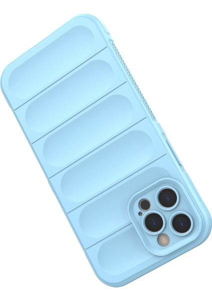 Iphone 12 Pro Max 6.7 Inç Tpu Telefon Koruyucu Kılıfı, Fall Anti-Fall Rest Geri Kabuk Kapağı Baby Blue (Yurt Dışından) fırsatları