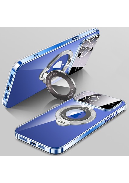 Iphone 12 Pro Max Telefon Kılıfı Için Magsafe Pc Kasa Ile Ilgili Kıckstand Elektrolak Telefon Kapak Kurumu Ile Kullanırlı Gümüş (Yurt Dışından) fırsatları