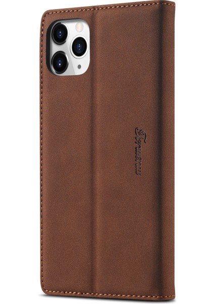 Iphone 12/12 Pro Deri Cüzdan Stand Kapağı - Brown (Yurt Dışından) fiyatları