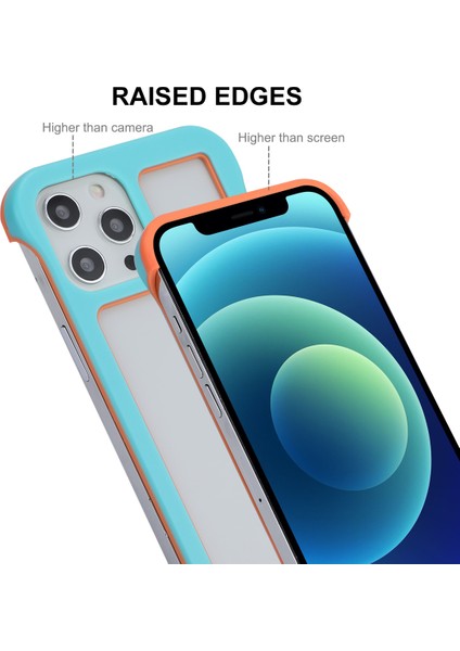 Iphone 12 Pro Telefon Kılıfı Ince Telefon Kılıfı+9h Temperli Cam Ekran Koruyucusu Çerçevesiz Isı Disipasyonu Telefon Kabuğu Bırakma Direnci Koruyucu Kapak-Beyaz (Yurt Dışından) fiyatları