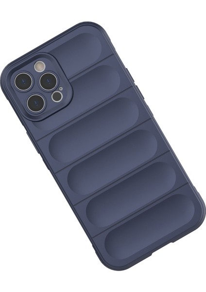 Iphone 12 Pro Max 6.7 Inç Tpu Telefon Koruyucu Kılıfı Için, Fall Anti-Fall Rest Geri Kabuk Kapağı-Dark Mavi (Yurt Dışından) modelleri