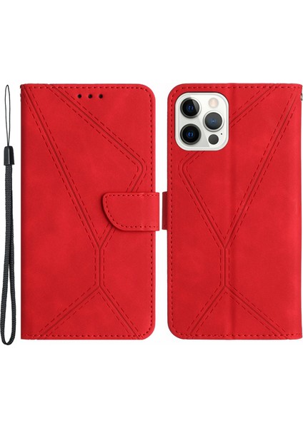 Iphone Için Cüzdan Kapağı 12/12 Pro Skin-Touch Tamamen Sarılmış Telefon Kılıfı (Yurt Dışından)