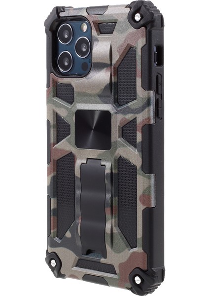 Şok Emilim Kamuflaj Tasarım Iphone 12/12 Pro - Ordu Green Için Telefon Koruyucu Kabuk (Yurt Dışından) fiyatları