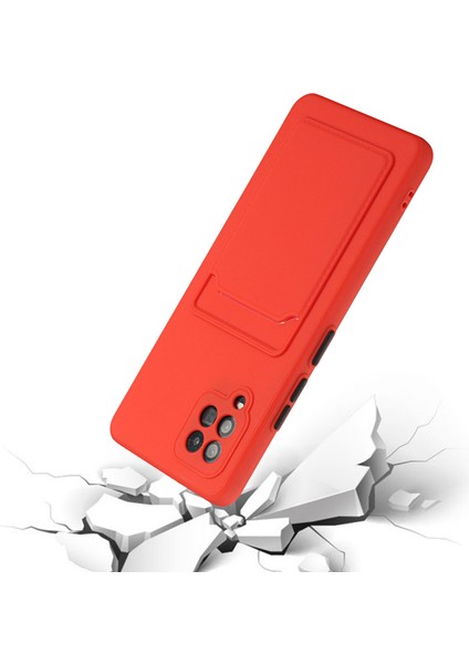 Iphone 12/12 Pro - Beyaz Için Kart Yuvası ile Iyi Korunmuş Yumuşak Tpu Telefon Kılıfı Kapağı (Yurt Dışından)
