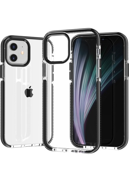 Iphone 12 Pro/iphone 12 Için Yumuşak Tpu Telefon Kılıfı - Siyah (Yurt Dışından)