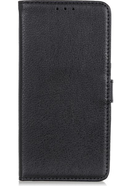 Iphone 12 Pro/12 Için Litchi Cilt Manyetik Deri Kabuğu - Siyah (Yurt Dışından)