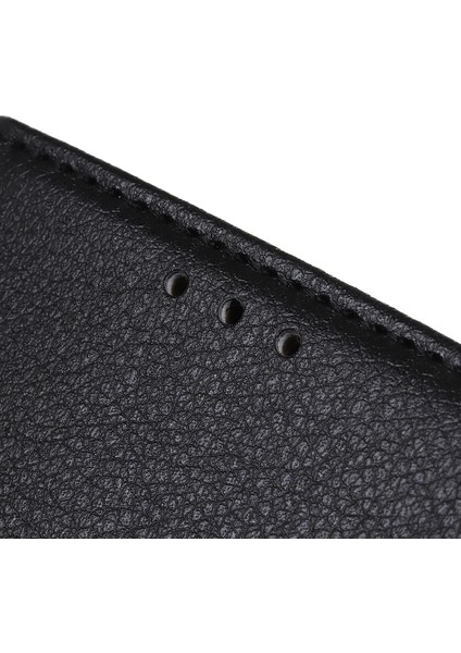 Iphone 12 Pro/12 Için Litchi Cilt Manyetik Deri Kabuğu - Siyah (Yurt Dışından)