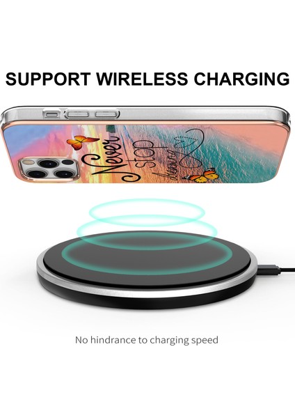 Iphone 12 Pro Max Telefon Kılıfı Için Elektrokaplatma Imd Slim Shockproof Tpu Yumuşak Kauçuk Kapağı-Durma Hayalini Durdur (Yurt Dışından)