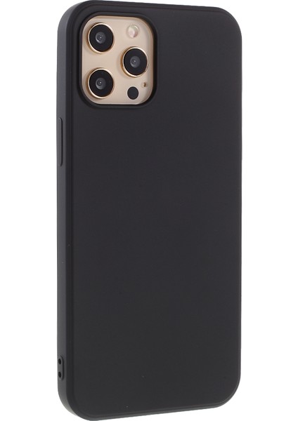 Iphone 12 Pro/12 Için Anti -Drop Sıvı Silikon Arka Kapak - Siyah (Yurt Dışından)