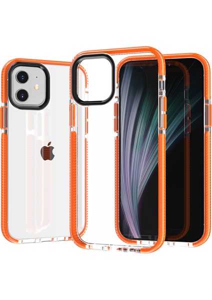 Iphone 12 Pro/iphone 12 Için Yumuşak Tpu Telefon Kılıfı - Turuncu (Yurt Dışından)