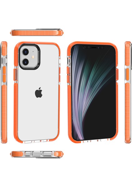Iphone 12 Pro/iphone 12 Için Yumuşak Tpu Telefon Kılıfı - Turuncu (Yurt Dışından) fiyatları