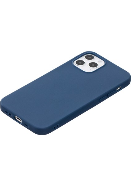 Iphone 12 Pro/iphone 12 Için Saf Renk Mat Yumuşak Tpu Kapak Telefon Kılıfı - Koyu Mavi (Yurt Dışından) fiyatları
