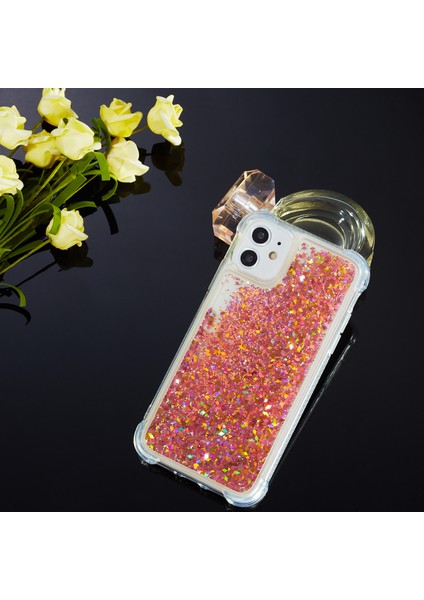 Glitter Powder Quicksand ve Tpu Telefon Kapağı Iphone 12 Pro/iphone 12 - Turuncu (Yurt Dışından) fırsatları