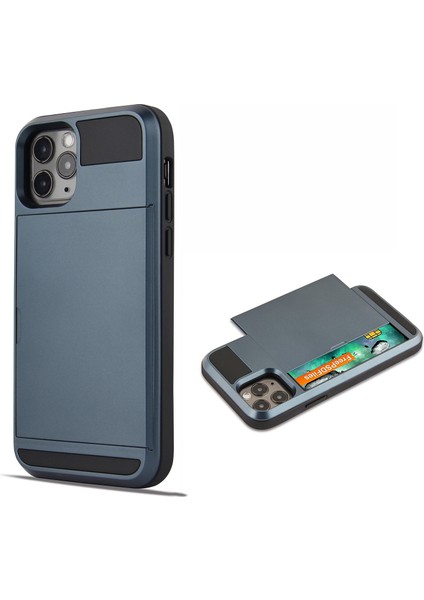 Pc + Tpu iPhone 12 Pro/iphone 12 Için Kart Tutucu Kabuğu ile (Yurt Dışından)