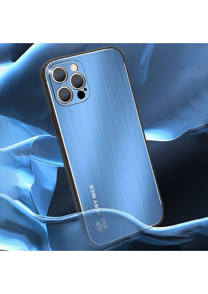 Iphone 12 Pro Max Anti-Cratch Alüminyum Alaşım+Tpu Telefon Geri Damla Damla Geçirmez Kapak Fırçalanmış Telefon Kılıfı (Yurt Dışından) modelleri