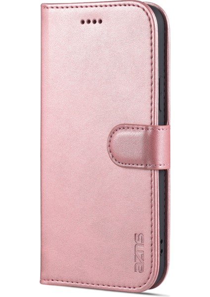 Pu Deri Çok Yolda Koruma Telefon Kapak Cüzdan Stand Kılıfı Iphone 12 Pro Max 6.7 Inç-Rose Altın (Yurt Dışından) fiyatları