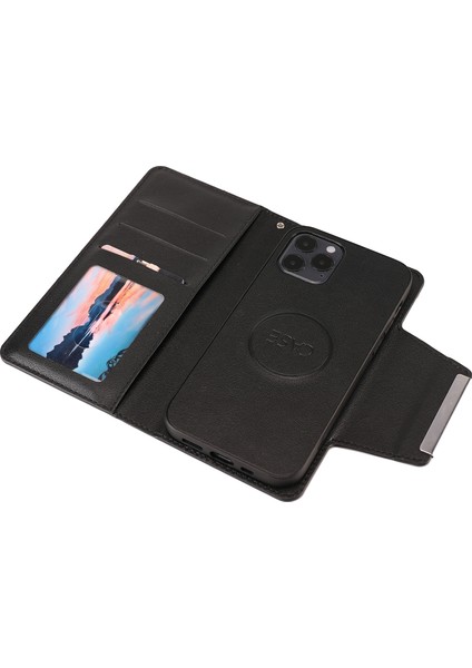 Iphone 12 Pro/12-Black Için Pu Deri Cüzdan Cep Telefonu Raf Kapağı Çıkarılabilir Iç Tpu Kılıfı (Yurt Dışından) fırsatları