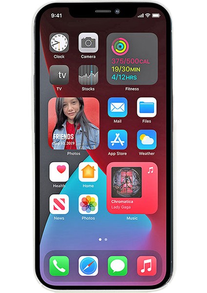 Iphone 12 Pro Phone Mat Doku Anti -Slatch Sert Pc Telefon Kılıfı - Beyaz (Yurt Dışından)