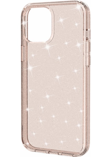 Iphone 12 Pro Max 6.7 Inç Için Işıltılı Toz Bling Çantası, Sert Pc Esnek Tpu Hibrit Arka Kabuk-Altın (Yurt Dışından) fiyatları