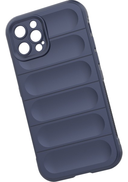 Iphone 12 Pro Tpu Telefon Koruyucu Kılıfı, Çarpışmaya Dayanıklı Sağlam Kabuk Kapağı-Dark Mavi (Yurt Dışından)