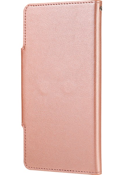 Pu Deri Cüzdan Cep Telefonu Raf Kapağı, iPhone 12 Pro/12-Rose Altın Için Çıkarılabilir Iç Tpu Kılıfı (Yurt Dışından) fiyatları