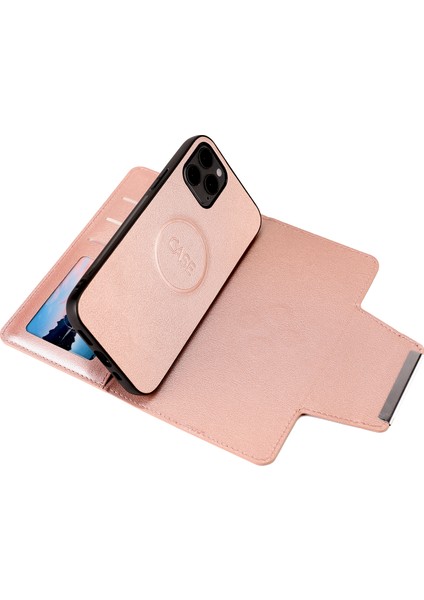 Pu Deri Cüzdan Cep Telefonu Raf Kapağı, iPhone 12 Pro/12-Rose Altın Için Çıkarılabilir Iç Tpu Kılıfı (Yurt Dışından) fırsatları