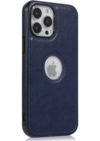 Iphone 12 Pro Logo Için Anti Drop Telefon Kılıfı Yumuşak Tpu+Pu Telefon Kapağı - Mavi (Yurt Dışından) fiyatları