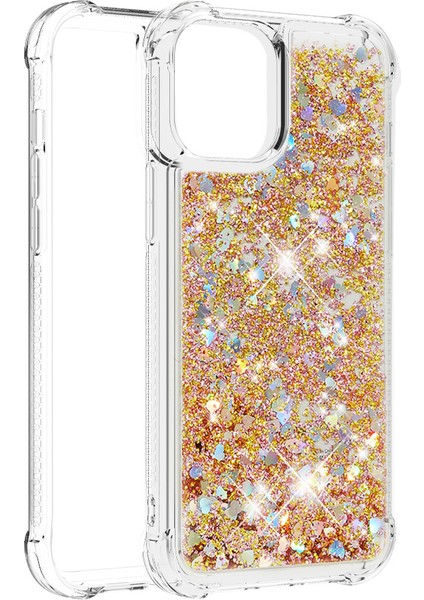 Iphone 12 Pro Max 6.7 Inç Için Tpu Quicksand Stil Kapağı - Altın (Yurt Dışından) modelleri