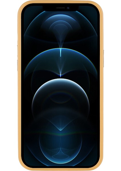 Iphone 12 Pro Max Için 6.7 Inç Yumuşak Touch Pc+Tpu Hibrid Telefon Geri Kılıf Mat Koruyucu Kapak-Orange (Yurt Dışından)