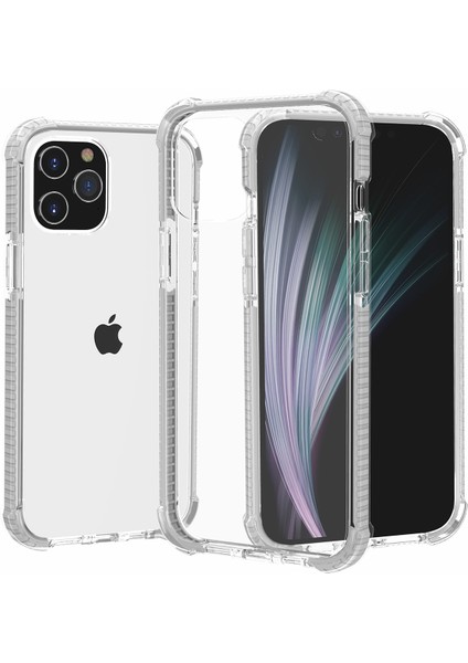 Iphone 12 Pro Max 6.7 Inç Için Hava Yastığı Damla Geçirmez Akrilik + Tpu Hibrid Telefon Kabuğu - Beyaz (Yurt Dışından)