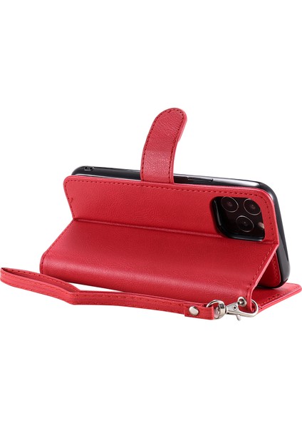 Iphone 12/12 Pro Phone Case Anti-Fall Anti-Fall Manyetik Kt Deri Serisi-3 Çıkarılabilir 2'si 1 Arada Cüzdan Tasarım Deri Kılıf -Ed (Yurt Dışından)