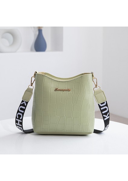 Green Fashion New Women Messenger Bags Crocodile Pu Leather Female Crossbody Shoulder Hand Bags For Women High Quality Ladies Handbags (Yurt Dışından)