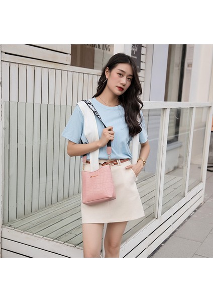 Green Fashion New Women Messenger Bags Crocodile Pu Leather Female Crossbody Shoulder Hand Bags For Women High Quality Ladies Handbags (Yurt Dışından) fırsatları