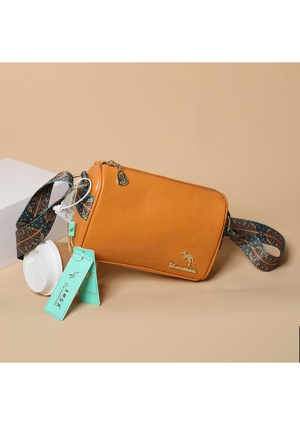 Kırmızı Kahverengi Moda Kadınlar Için Günlük Kullanım Cüzdan Çanta Yağ Balmumu Deri Vintage Crossbody Pu Deri Cep Telefonu Omuz Çantası Postacı Çantası (Yurt Dışından) fırsatları