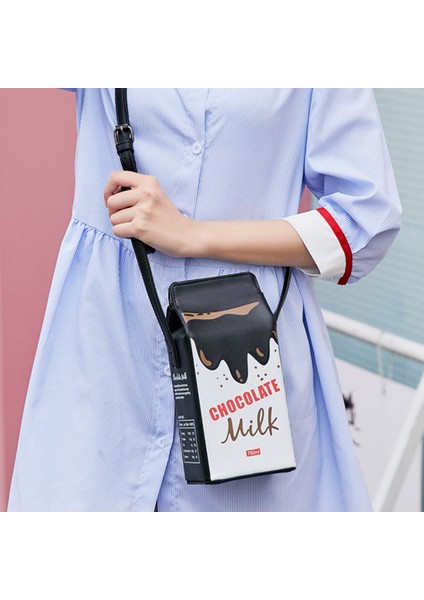 Kırmızı Yaratıcı Crossbody Çanta Sevimli Içecek Kutusu Çanta Kadın Kadın Omuz Çantaları Süt Karikatür Baskı Omuz Çantaları Küçük Para Telefon Çanta (Yurt Dışından) indirimleri