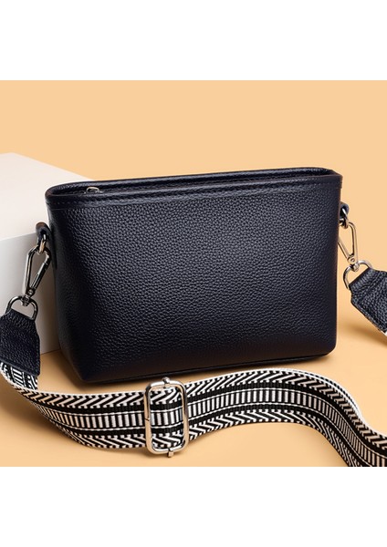 Siyah Vintage Inek Derisi Deri Küçük Omuz Çantaları Kadınlar Için Düz Renk Çanta Kadın 2023 Postacı Çantası Kadın Çanta Bolsas Tote (Yurt Dışından) modelleri