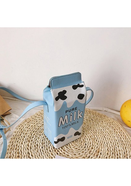 Kırmızı Yaratıcı Omuz Crossbody Çanta Muz Süt Kutusu Deri Telefon Omuz Cüzdan Karikatür Baskılı Tasarımcı Küçük Kadın (Yurt Dışından) modelleri