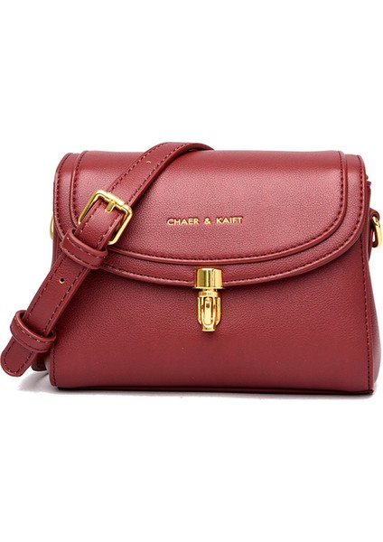 Kadınlar Için Kırmızı Yeni Moda Crossbody Çanta 2022 Yeni Bayanlar Omuz Çantaları Yüksek Kaliteli Pu Deri Çanta Boş Çantalar ve Çantalar (Yurt Dışından)