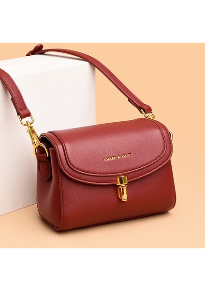 Kadınlar Için Kırmızı Yeni Moda Crossbody Çanta 2022 Yeni Bayanlar Omuz Çantaları Yüksek Kaliteli Pu Deri Çanta Boş Çantalar ve Çantalar (Yurt Dışından) fırsatları