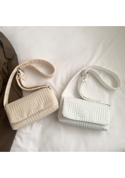 Siyah Moda Kadın Askılı Çanta Rahat Çevir Küçük Kare Çantası Basit Ayarlanabilir Askı Yumuşak Bez Hafta Sonu Tatili Için Taşınabilir (Yurt Dışından) modelleri