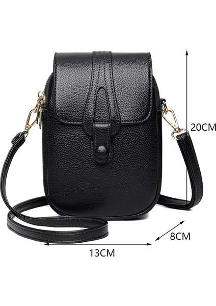 Siyah Düz Renk Pu Deri Kadın Eyer Çanta Nefis Kadın Messenger Satchel Omuz Çantaları Kadın Doğum Günü Hediyeleri (Yurt Dışından) indirimleri