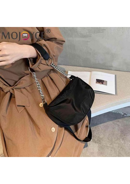 Beyaz Kadın Düz Renk Messenger Çanta Bayanlar Omuz Seyahat Crossbody Çanta Grace Kadınlar 2023 Için Taşınabilir Yüksek Kaliteli Naylon Çantalar (Yurt Dışından) indirimleri