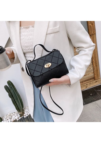 Kahverengi Küçük Messenger Çanta Kadınlar Için Trend Kadın Omuz Çantası Moda Bayanlar Crossbody Çanta Çanta (Yurt Dışından)