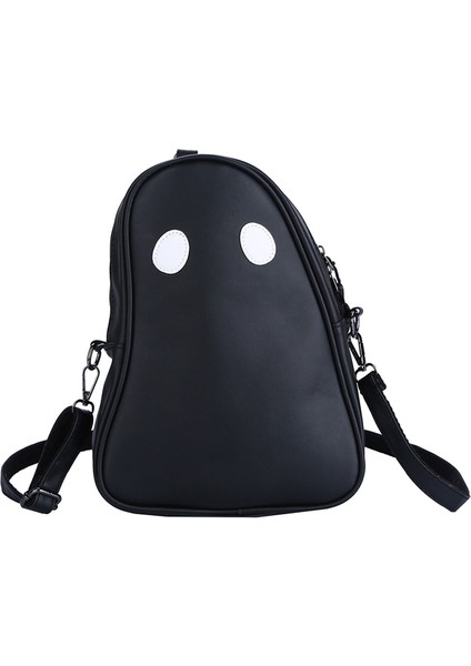 Stil 1 Siyah Moda Crossbody Çanta Eğlenceli Şeytan Hayalet Omuz Askılı Çanta Pu Deri Kadınlar Için Küçük Fermuar Seyahat Alışveriş Için Kız (Yurt Dışından)
