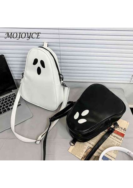 Stil 1 Siyah Moda Crossbody Çanta Eğlenceli Şeytan Hayalet Omuz Askılı Çanta Pu Deri Kadınlar Için Küçük Fermuar Seyahat Alışveriş Için Kız (Yurt Dışından) fırsatları