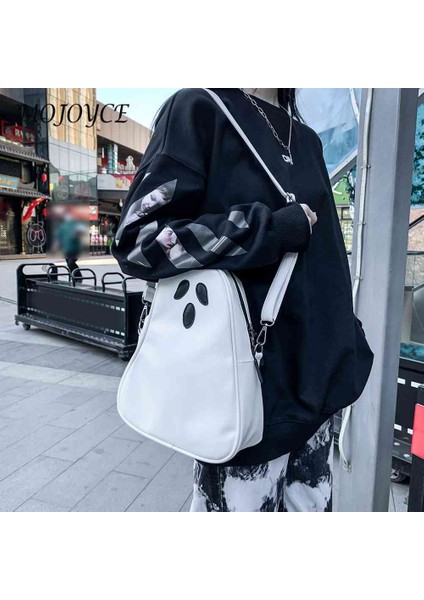 Stil 1 Siyah Moda Crossbody Çanta Eğlenceli Şeytan Hayalet Omuz Askılı Çanta Pu Deri Kadınlar Için Küçük Fermuar Seyahat Alışveriş Için Kız (Yurt Dışından) indirimleri