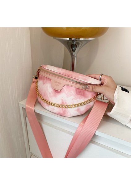 Gümüş Moda Fanny Kemer Paketi Pu Rhinestones Crossbody Çanta Deri Messenger Çanta Elmas Geniş Ayarlanabilir Askı Çanta Seyahat Çantası (Yurt Dışından) indirimleri