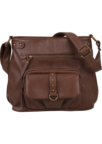 Kahve Kadınlar Vintage Bez Çantalar Yüksek Kaliteli Deri Bayan Çanta Moda Kadınlar Omuz Çantaları Çanta Bayanlar Için Küçük Crossbody Çanta (Yurt Dışından) fiyatları