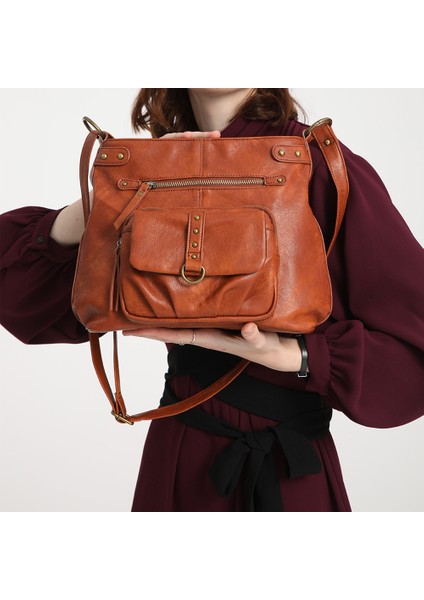 Kahve Kadınlar Vintage Bez Çantalar Yüksek Kaliteli Deri Bayan Çanta Moda Kadınlar Omuz Çantaları Çanta Bayanlar Için Küçük Crossbody Çanta (Yurt Dışından) indirimleri